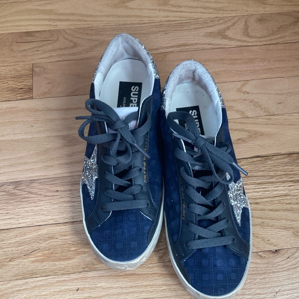 Golden Goose Women's Navy Sneakers